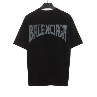 balenciaga Sunset Beach Tower T-Shirts Black 02