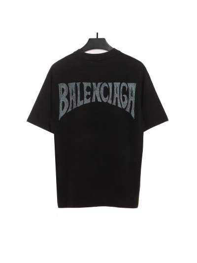 Balenciaga Sunset Beach Tower T-Shirts Black 02