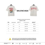  Balenciage Sunset Beach Tower T-Shirts White