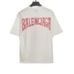  Balenciage Sunset Beach Tower T-Shirts White
