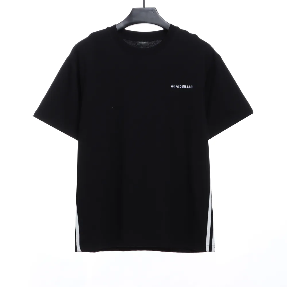 Balenciaga three strap embroidered T-Shirts 1