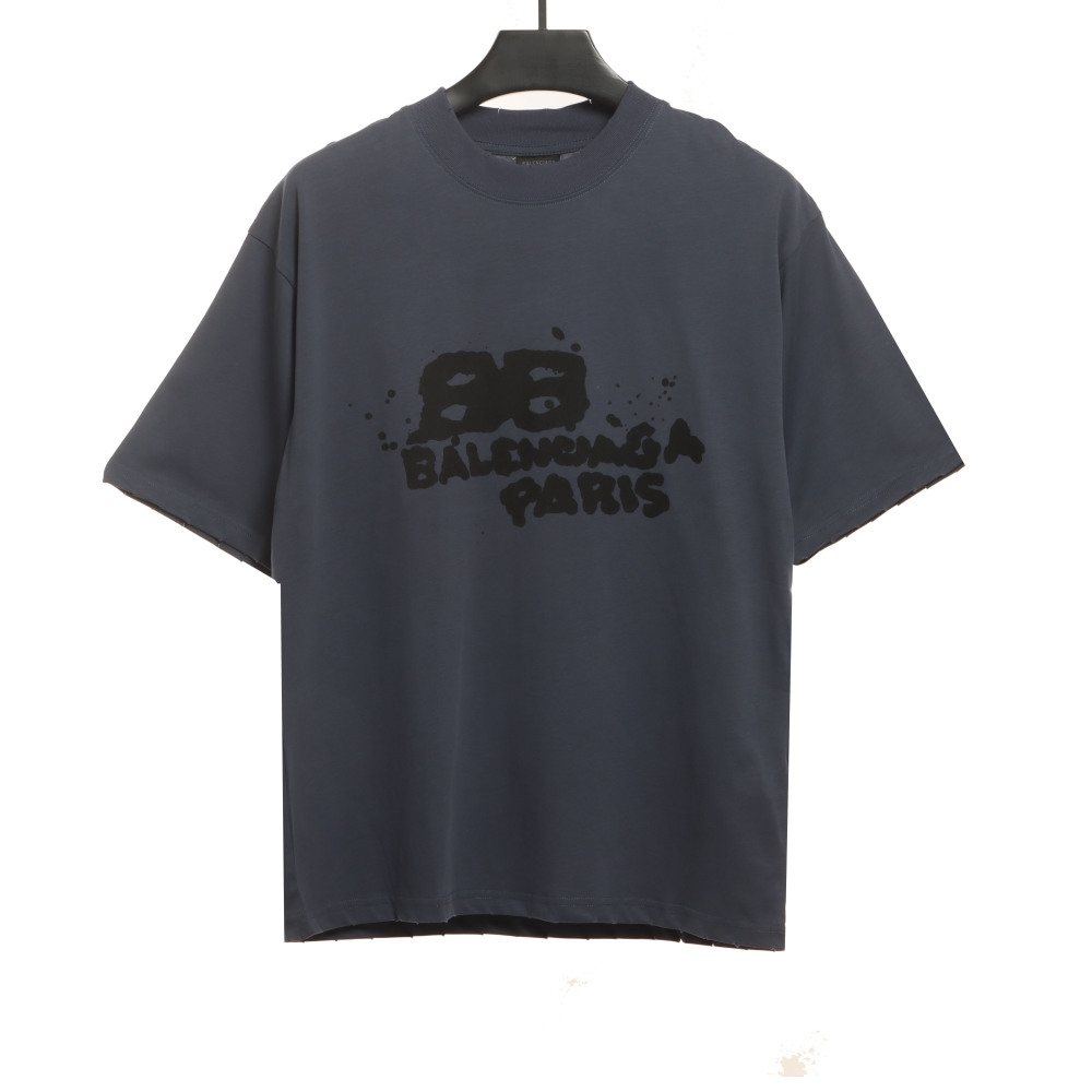 BalenciagaHAND DRAW Double B Graffiti T-Shirts 1