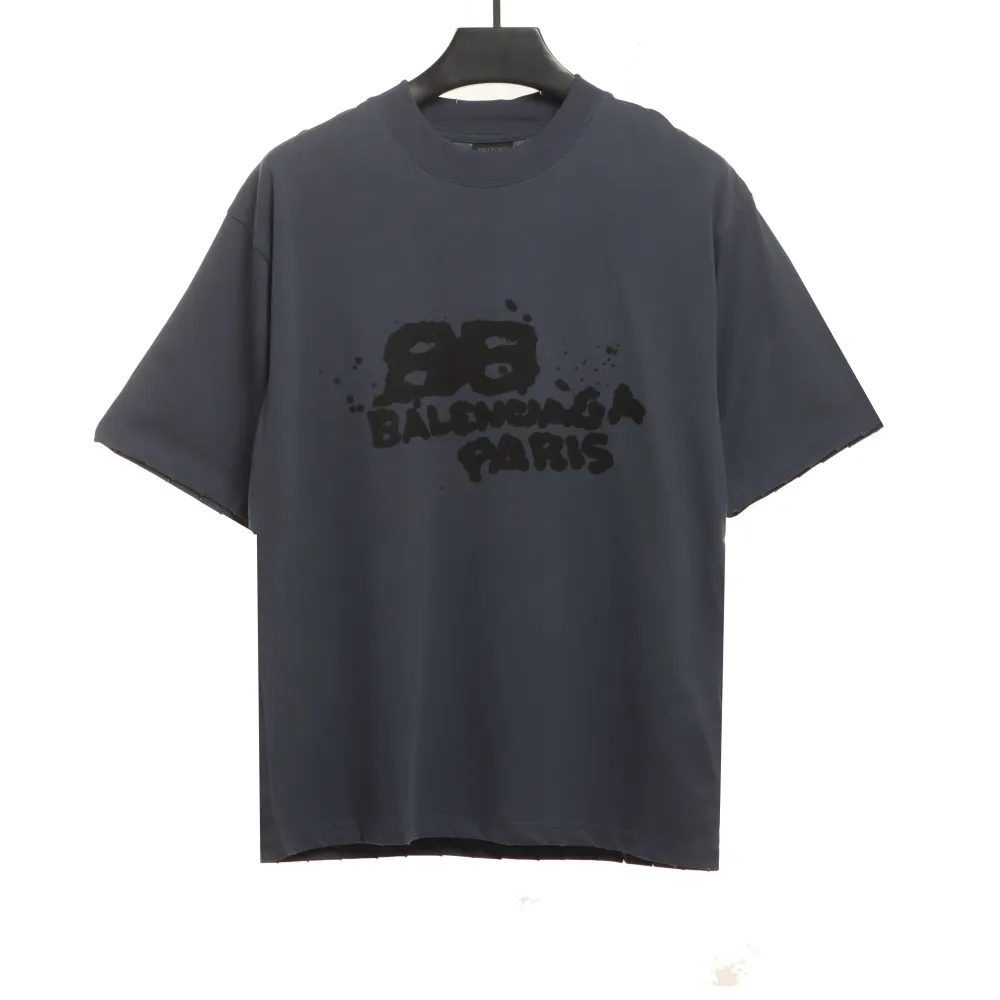 BalenciagaHAND DRAW Double B Graffiti T-Shirts 1
