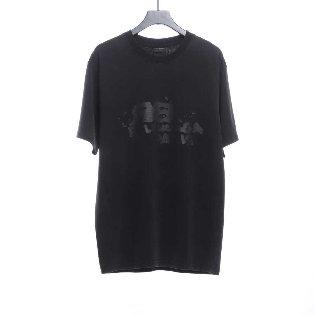 BalenciagaHAND washed double B graffiti T-Shirts