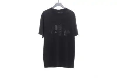 BalenciagaHAND washed double B graffiti T-Shirts 01