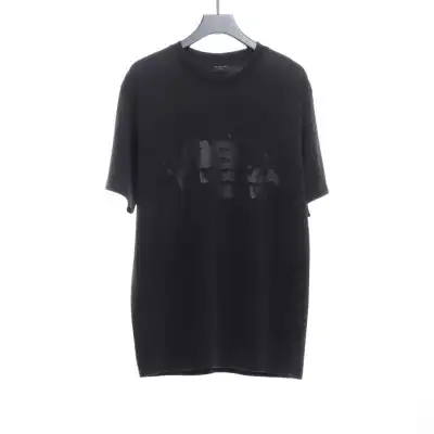 BalenciagaHAND washed double B graffiti T-Shirts 01