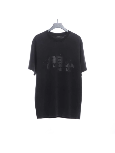 BalenciagaHAND washed double B graffiti T-Shirts 01