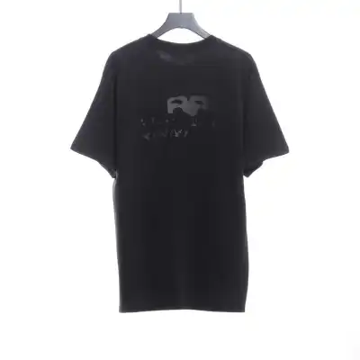 BalenciagaHAND washed double B graffiti T-Shirts 02