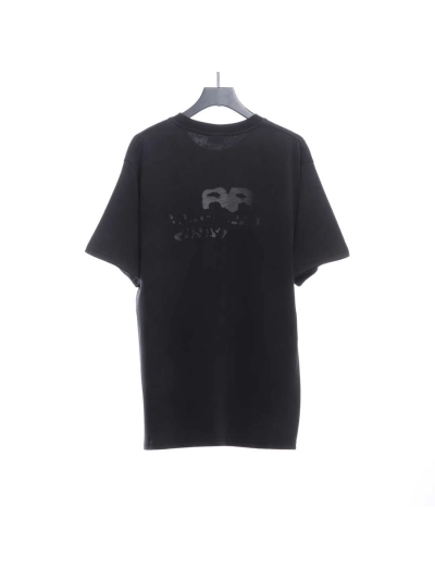 BalenciagaHAND washed double B graffiti T-Shirts 02