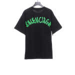  BalenciageM logo LOGO embroidered T-Shirts 1