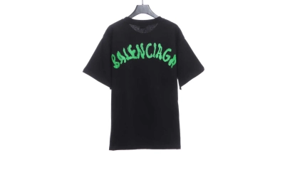 BalenciagaM logo LOGO embroidered T-Shirts 1 02