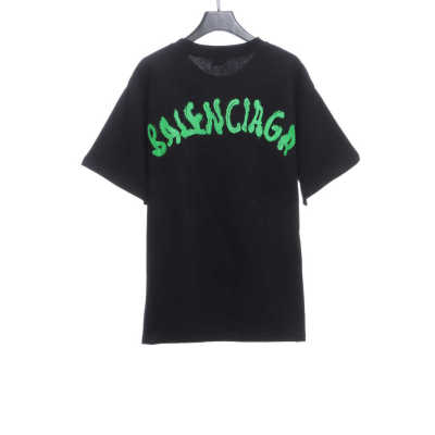  BalenciageM logo LOGO embroidered T-Shirts 1 02
