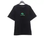BalenciagaM logo LOGO embroidered T-Shirts 1