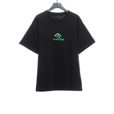  BalenciageM logo LOGO embroidered T-Shirts 1 01