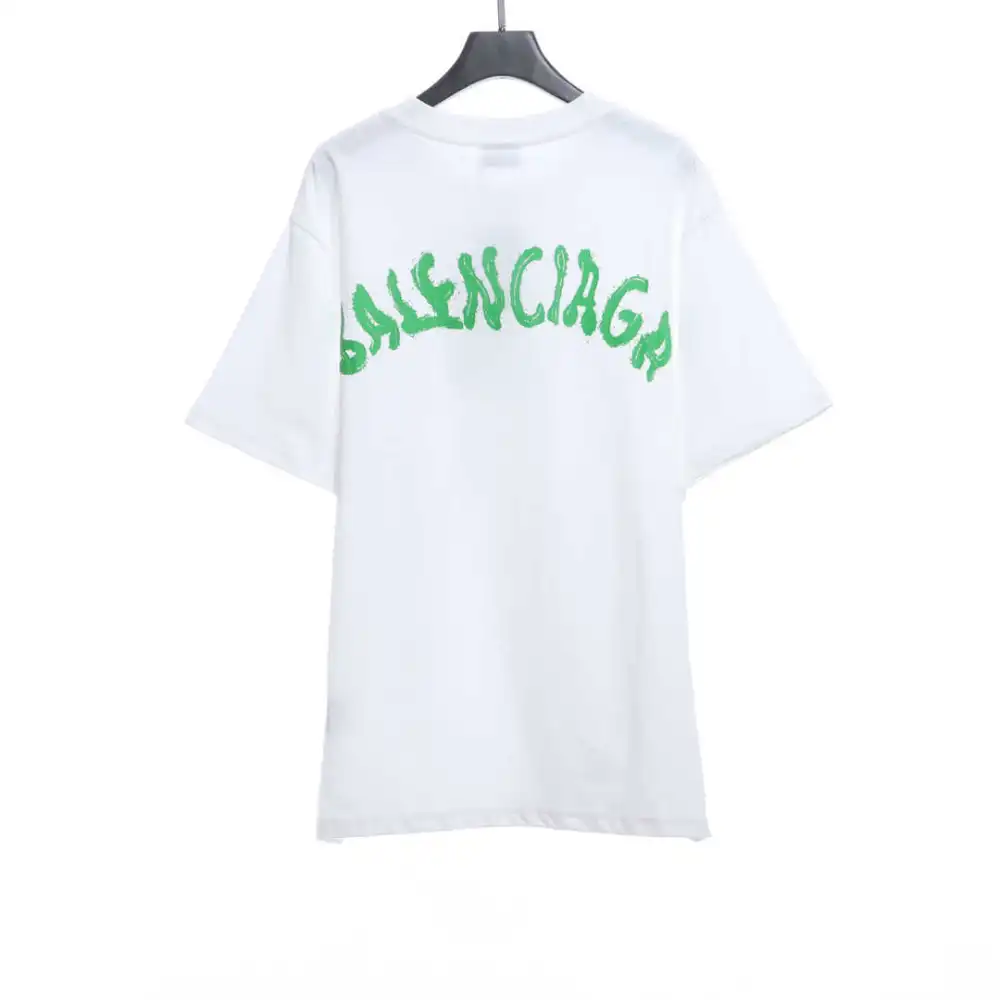 Balenciaga M logo LOGO embroidered T-Shirts 2