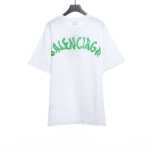  BalenciageM logo LOGO embroidered T-Shirts 2