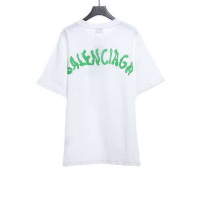  BalenciageM logo LOGO embroidered T-Shirts 2 02