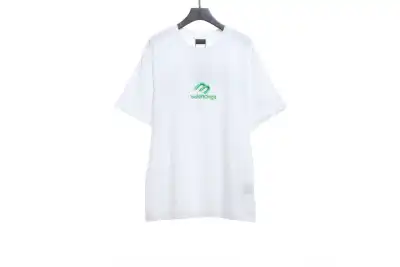 BalenciagaM logo LOGO embroidered T-Shirts 2 01