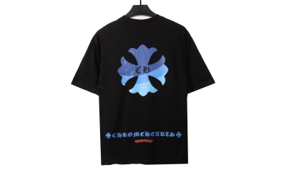 Chrome Hearts blue pocket Sanskrit print T-Shirts black 02