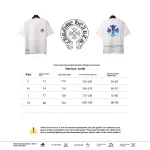  Chrome Hearts blue pocket Sanskrit print T-Shirts white