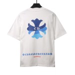  Chrome Hearts blue pocket Sanskrit print T-Shirts white