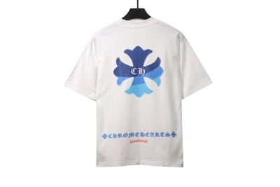 Chrome Hearts blue pocket Sanskrit print T-Shirts white 02