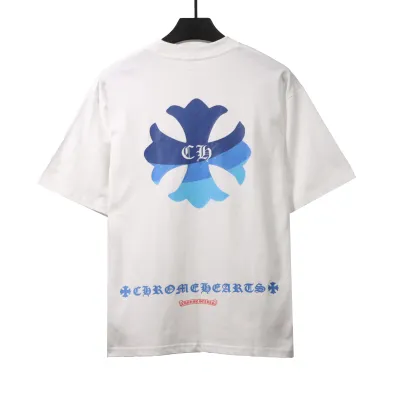  Chrome Hearts blue pocket Sanskrit print T-Shirts white 02