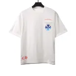  Chrome Hearts blue pocket Sanskrit print T-Shirts white