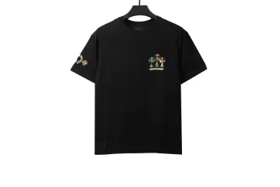 Chrome Hearts camouflage horseshoe print T-Shirts black 01