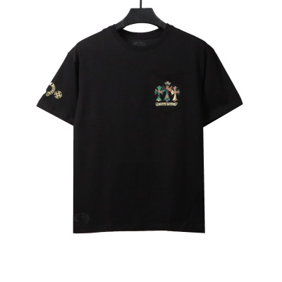  Chrome Hearts camouflage horseshoe print T-Shirts black 01