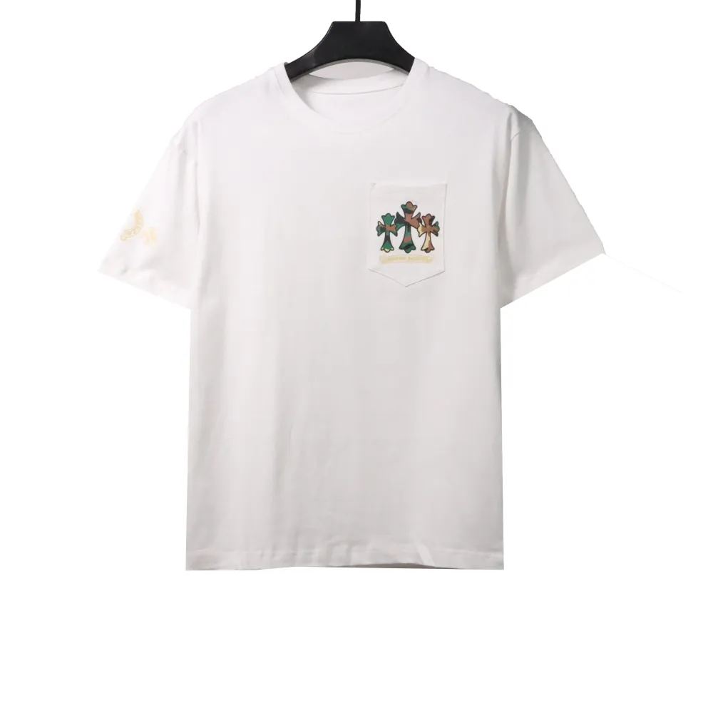  Chrome Hearts camouflage horseshoe print T-Shirts white
