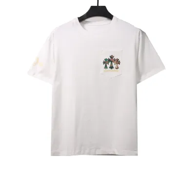  Chrome Hearts camouflage horseshoe print T-Shirts white 01