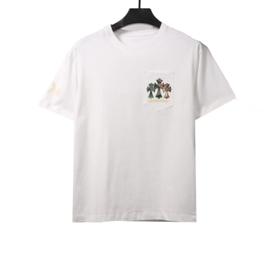 Chrome Hearts camouflage horseshoe print T-Shirts white 01