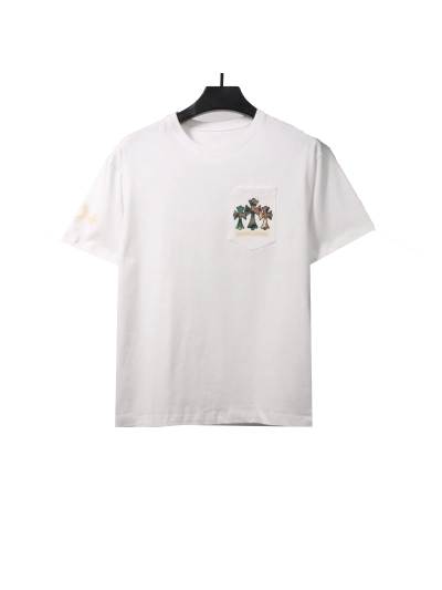 Chrome Hearts camouflage horseshoe print T-Shirts white 01