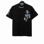  Chrome Hearts colorful silver cross T-Shirts