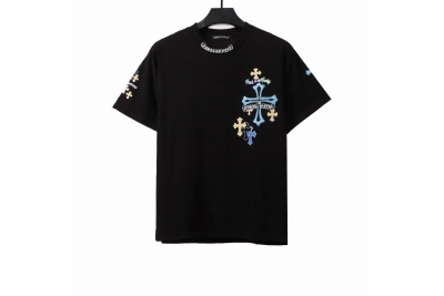 Chrome Hearts colorful silver cross T-Shirts 01