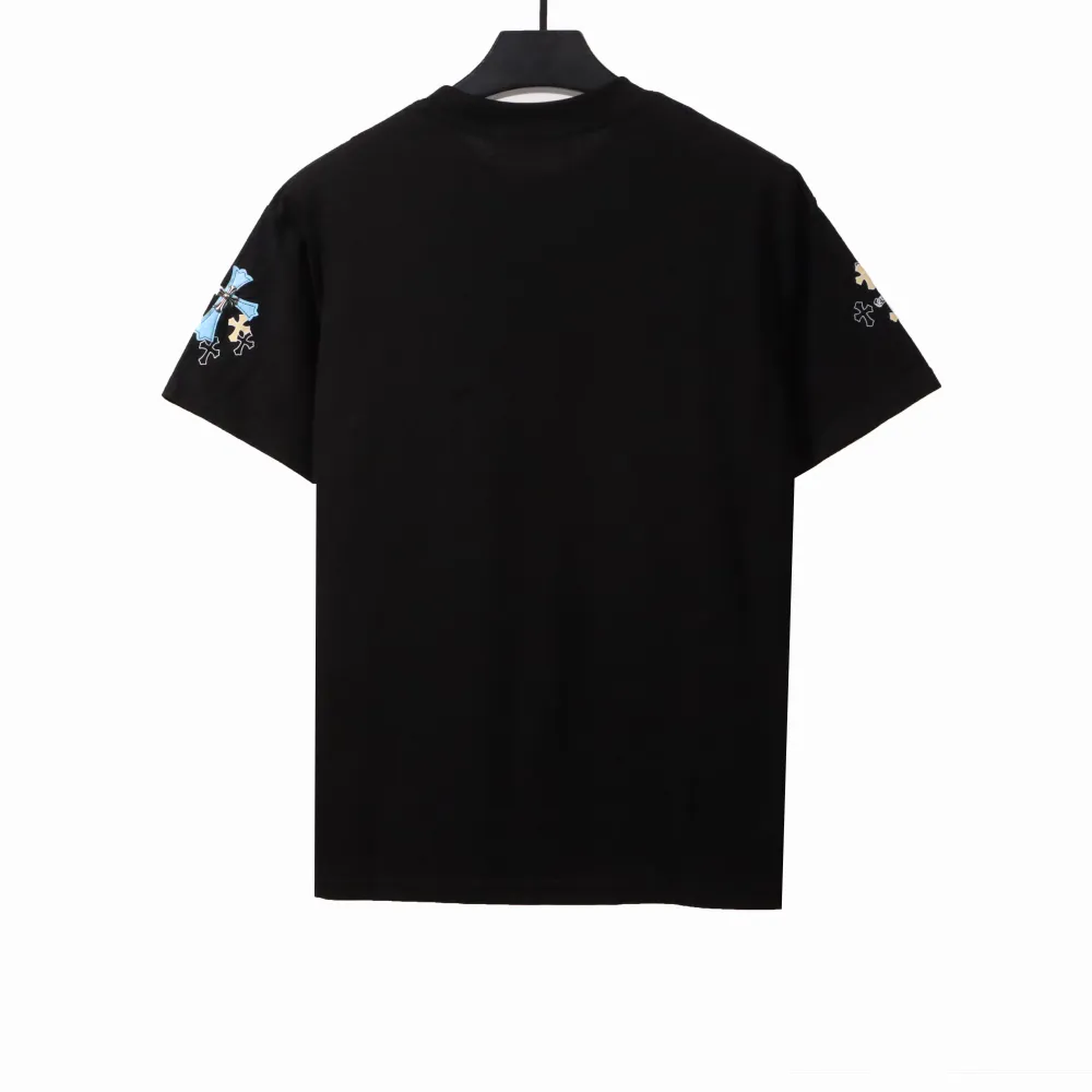  Chrome Hearts colorful silver cross T-Shirts