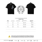  Chrome Hearts colorful silver cross T-Shirts