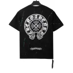 Chrome Hearts embellished horseshoe print T-Shirts  black