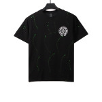  Chrome Hearts embellished horseshoe print T-Shirts  black
