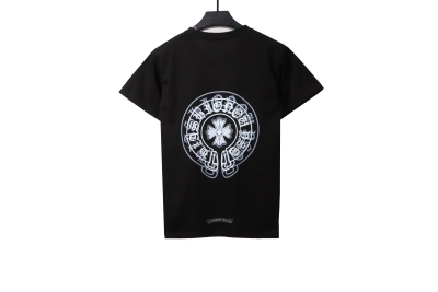 Chrome Hearts Fantasy Double Shadow Horseshoe T-Shirts Black 02