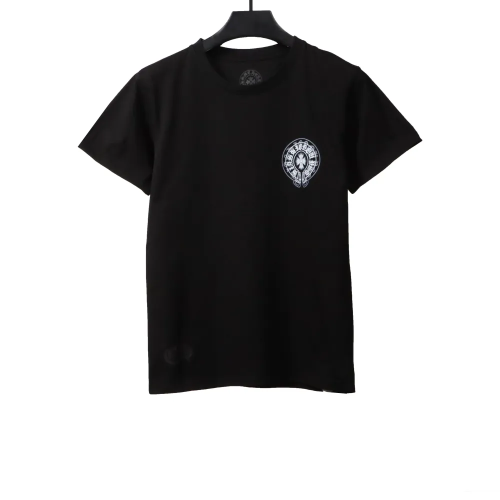  Chrome Hearts Fantasy Double Shadow Horseshoe T-Shirts Black
