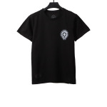  Chrome Hearts Fantasy Double Shadow Horseshoe T-Shirts Black