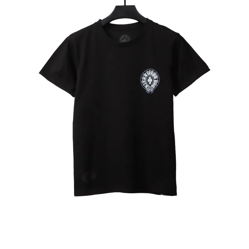  Chrome Hearts Fantasy Double Shadow Horseshoe T-Shirts Black