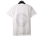  Chrome Hearts Fantasy Double Shadow Horseshoe T-Shirts White