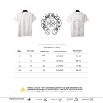 Chrome Hearts Fantasy Double Shadow Horseshoe T-Shirts White