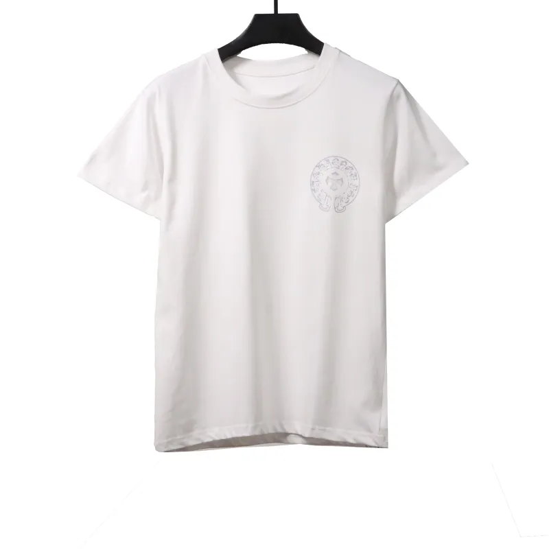  Chrome Hearts Fantasy Double Shadow Horseshoe T-Shirts White