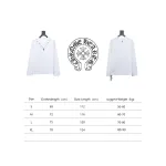  Chrome hearts hardware accessories long sleeve cross pendant T-shirt 1
