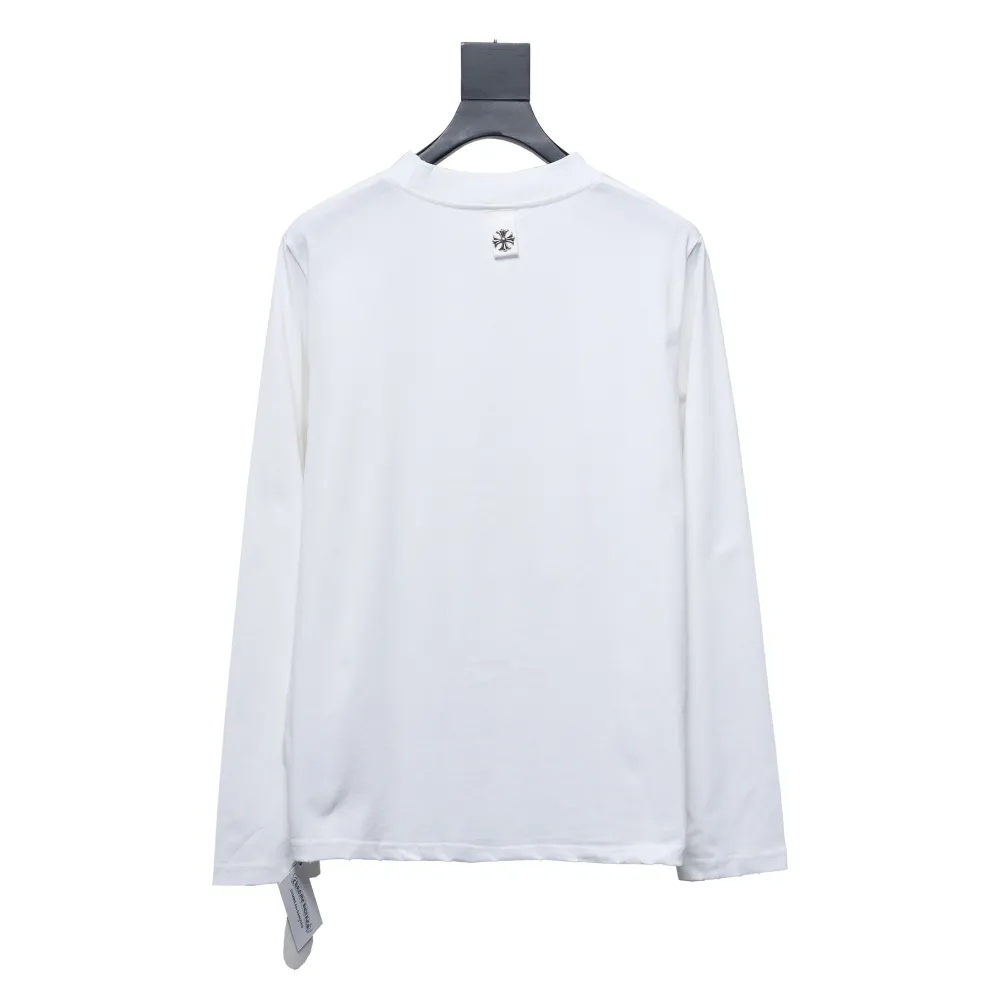  Chrome hearts hardware accessories long sleeve cross pendant T-shirt 1