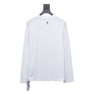  Chrome hearts hardware accessories long sleeve cross pendant T-shirt 1 02